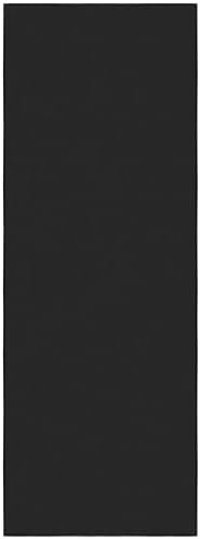 Ottomanson Hallway Runner Rug 22 x 6 Non Slip Black