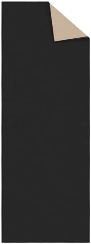 Ottomanson Hallway Runner Rug 22 x 6 Non Slip Black
