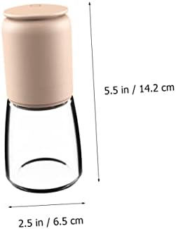 Pepper and Salt Grinder Set with Glass Bottle 150ml