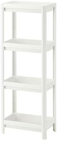 HIEEY 4 Tier Bathroom Shelf Organizer Unit