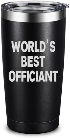 Variable Officiant Gift Tumbler 20oz Black Insulated