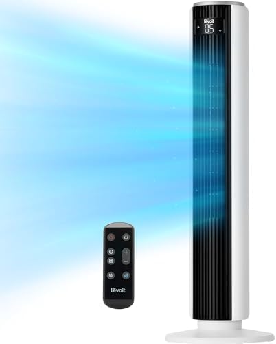 LEVOIT Tower Fan with Quiet Operation and 5 Speeds