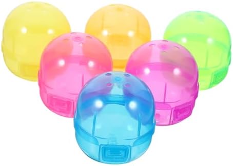Mobestech 48pcs Sturdy Plastic Fillable Balls for Candy Packaging and Vending Machine