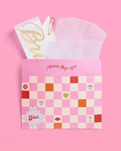 Xo Fetti Bachelorette Party Sash and Veil Kit