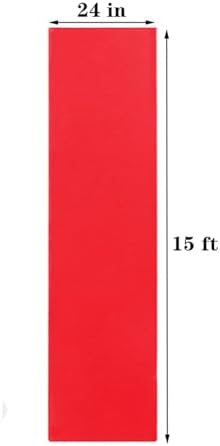 Yadi Red Carpet Runner 2x15ft Non-Woven Polyester Aisle Decor