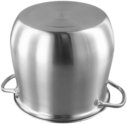 JurwheeR 73 Qt Stainless Steel Stock Pot with Lid
