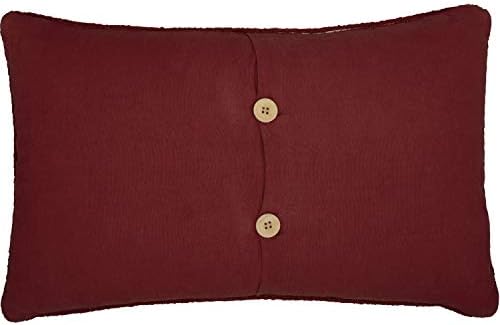 VHC Brands Wyatt Bedding Pillow 14x22 Plaid Tan