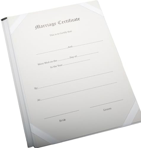 Happy Homewares Graphite Black Satin Wedding Certificate Holder with Silver Foil Flowers