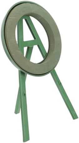 Fresh Flower Wreath Stand for Funeral Adjustable Tripod Display Rack