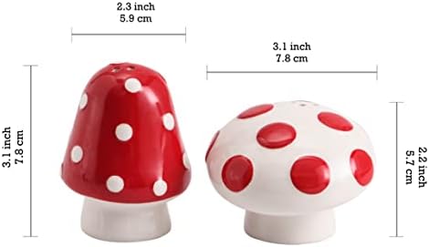 Bico Gnome Mushroom Salt Pepper Shaker Set