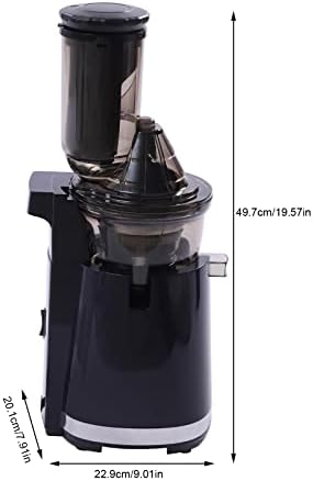 High Power Masticating Juicer with Large Feed Chute