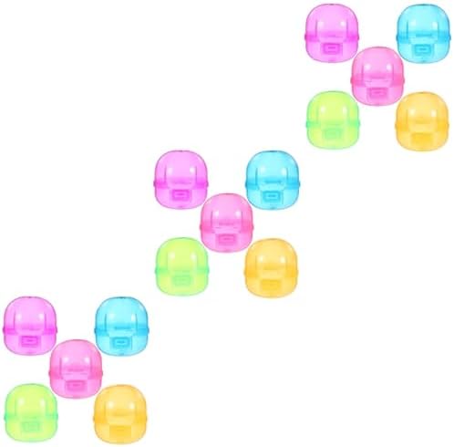 Mobestech 48pcs Sturdy Plastic Fillable Balls for Candy Packaging and Vending Machine