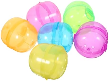 Mobestech 48pcs Sturdy Plastic Fillable Balls for Candy Packaging and Vending Machine