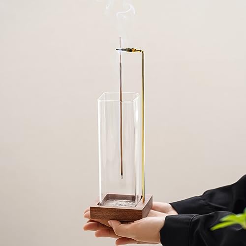 CEREMONY Incense Holder with Glass Ash Catcher