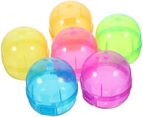Mobestech 48pcs Sturdy Plastic Fillable Balls for Candy Packaging and Vending Machine