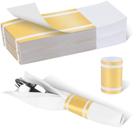Germiwipe Gold Napkin Bands Extended Size 200PCS