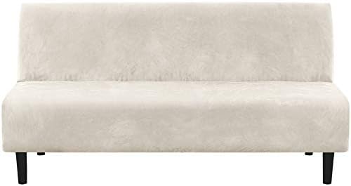 HVERSAILTEX Velvet Sofa Slipcover - Ivory