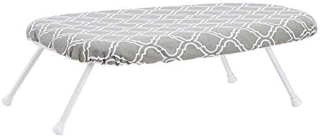 Amazon Basics Compact Ironing Board with Folding Legs and Trellis Cover