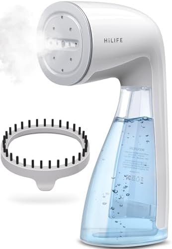 HiLIFE Handheld Clothes Steamer with 300ml Tank 1100W Power 30S Fast Heat Up