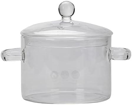 Clear Borosilicate Glass Stock Pot 1500ml