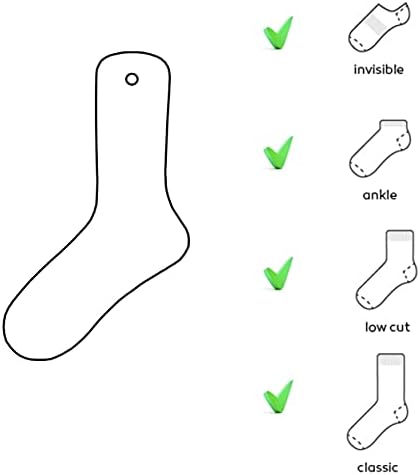 TATYZ Cardboard Sock Inserts for Organization and Display - 10 PCS Small
