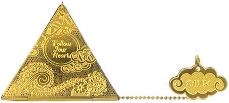 Loose Leaf Tea Infuser Pyramid Shape - Gold