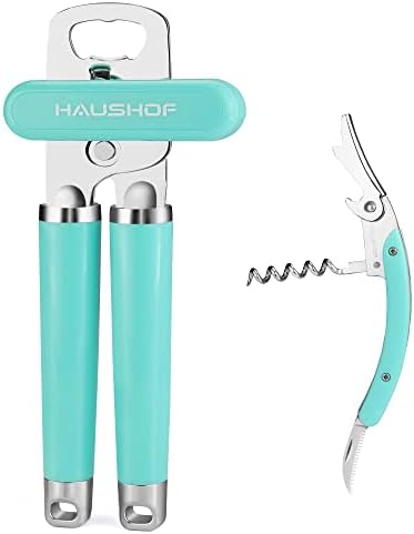 HAUSHOF 2PC Multifunctional Can Opener Set