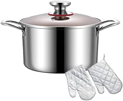 6 Quart Stockpot with Tempered Glass Lid
