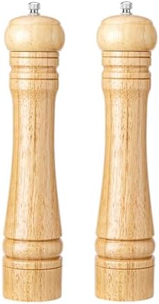 Adjustable Coarseness Salt Pepper Mill Set with Ceramic Core