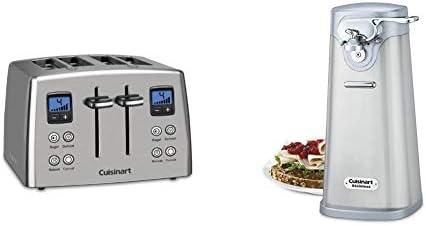 Cuisinart CPT-435P1 4-Slice Countdown Toaster with Blue Backlit LCD
