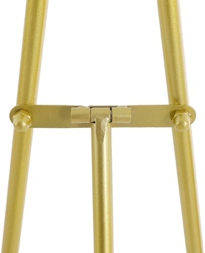 6161in Tall Gold Easel Stand for Wedding Celebrations