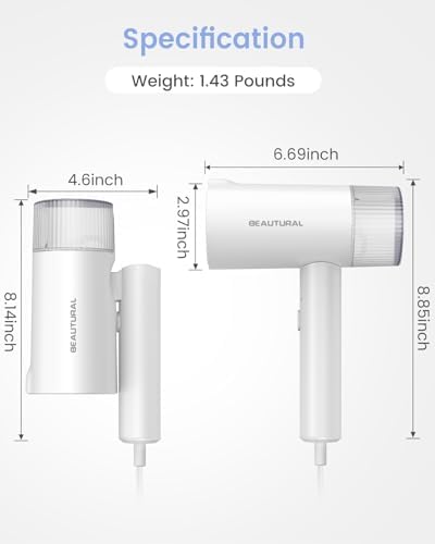 BEAUTURAL Portable Garment Steamer Foldable and Handheld
