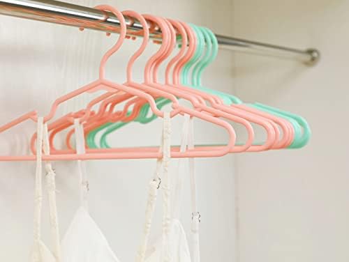 120-Piece White Plastic Baby Closet Hangers for Newborn Clothes