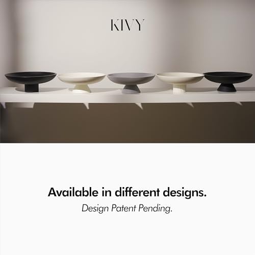 KIVY Concrete Fruit Bowl for Kitchen Counter