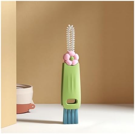 3 in 1 Cup Lid Cleaning Brush Set - Multifunctional Tool