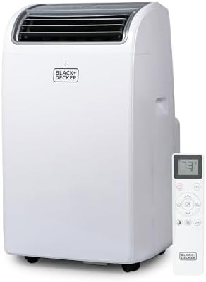 BLACKDECKER 14000 BTU Portable Air Conditioner with Window Kit and Smart Features