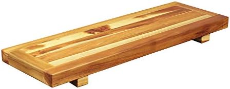 29 Inch Teak Bathtub Tray with Seating