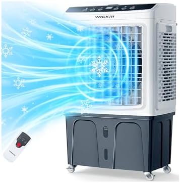 VAGKRI 35 Inch Evaporative Cooler with Remote Control