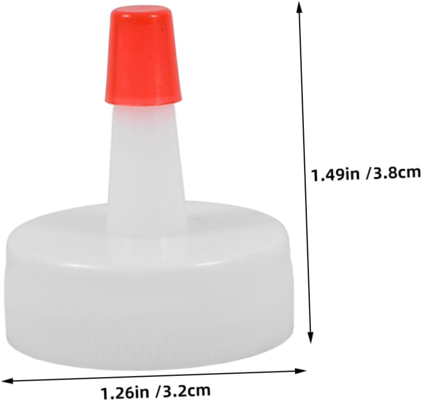 Plastic Replacement Bottle Caps for Soda and Squeeze Bottles Leak Resistant Seals