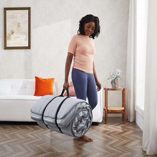 4 Inch Cot Mattress Topper 72x24 Inch Portable Folding Sleep Pad