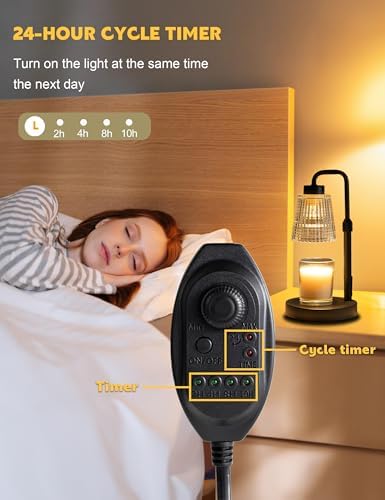 GODONLIF Candle Warmer Lamp with Timer and Dimmer
