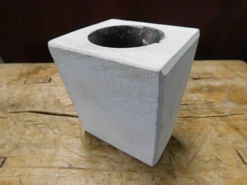 Vintage Style Wooden Sugar Mold Candle Holder