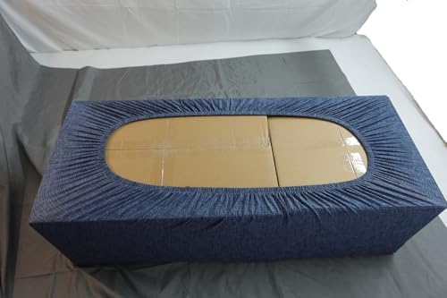 Rectangular Bench Ottoman Slipcover with Elastic Band