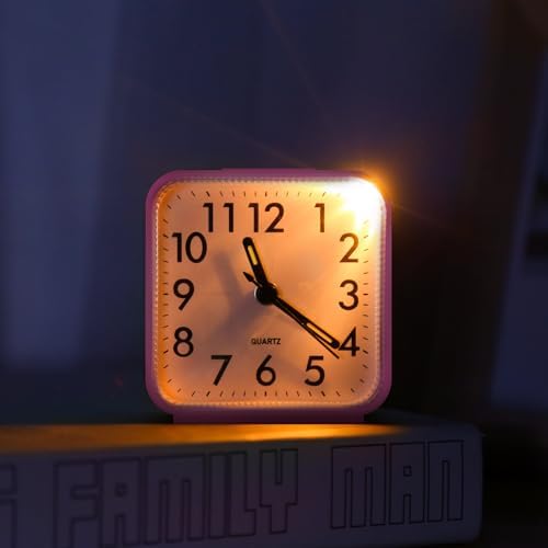 AMIR Analog Alarm Clock with Snooze and Light