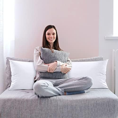 Utopia Bedding Full Body Pillow for Adults White 20 x 54 Inch
