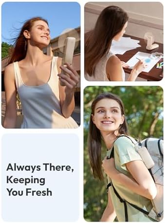 Aecooly Slim Portable Fan with 24H Cooling