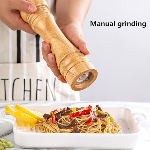 Adjustable Coarseness Salt Pepper Mill Set with Ceramic Core