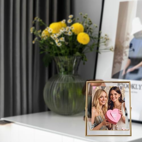 Gold Floating Frame 8x10 Inches Vertical