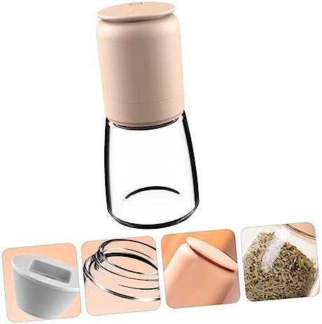Pepper and Salt Grinder Set with Glass Bottle 150ml