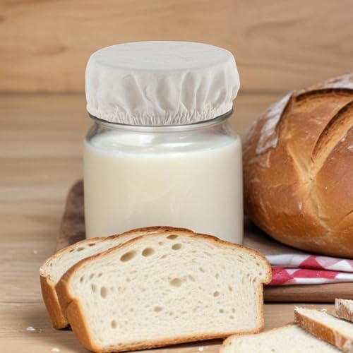 4 Pack Reusable Sourdough Starter Jar Covers